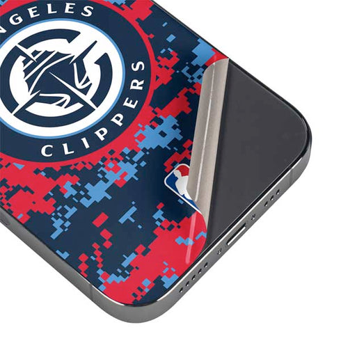 NBA LA Clippers Digi Camo iPhone 14 Pro Skin